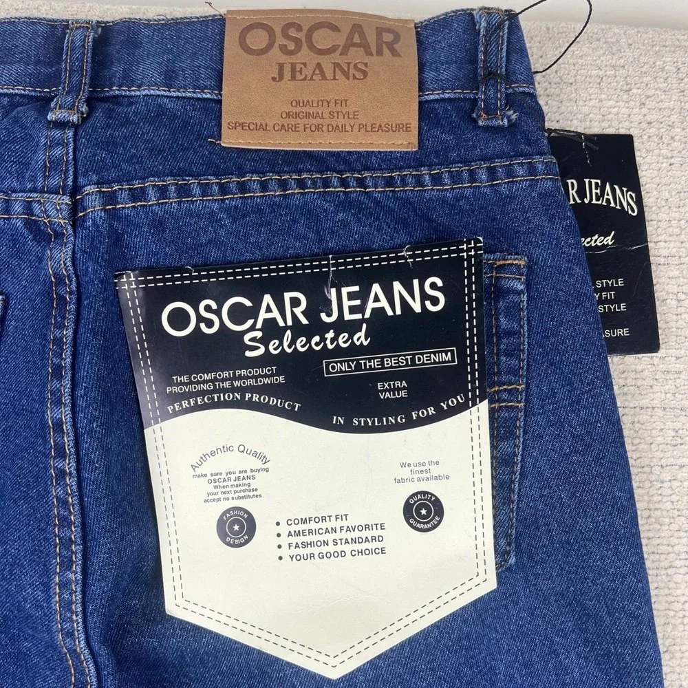Oscar Jeans Women's 30x30 Blue‎ Stonewash Selected Straight Leg 100% Cotton NWT